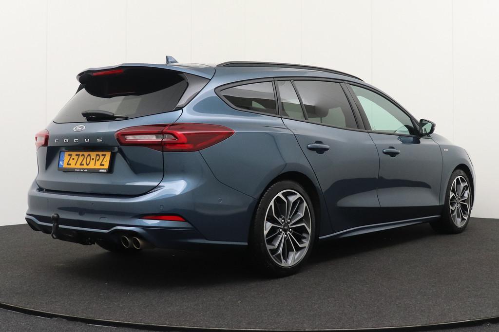 Ford FOCUS Wagon 155 PK Hybrid ST Line X Trekhaak Camera Ada, Auto's, Stof, Gebruikt, Adaptive Cruise Control, Blauw
