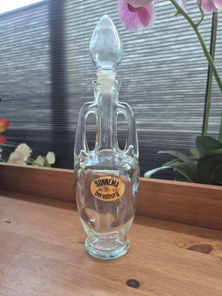 Sonnema berenburg fles, Verzamelen, Glas en Borrelglaasjes, Ophalen of Verzenden