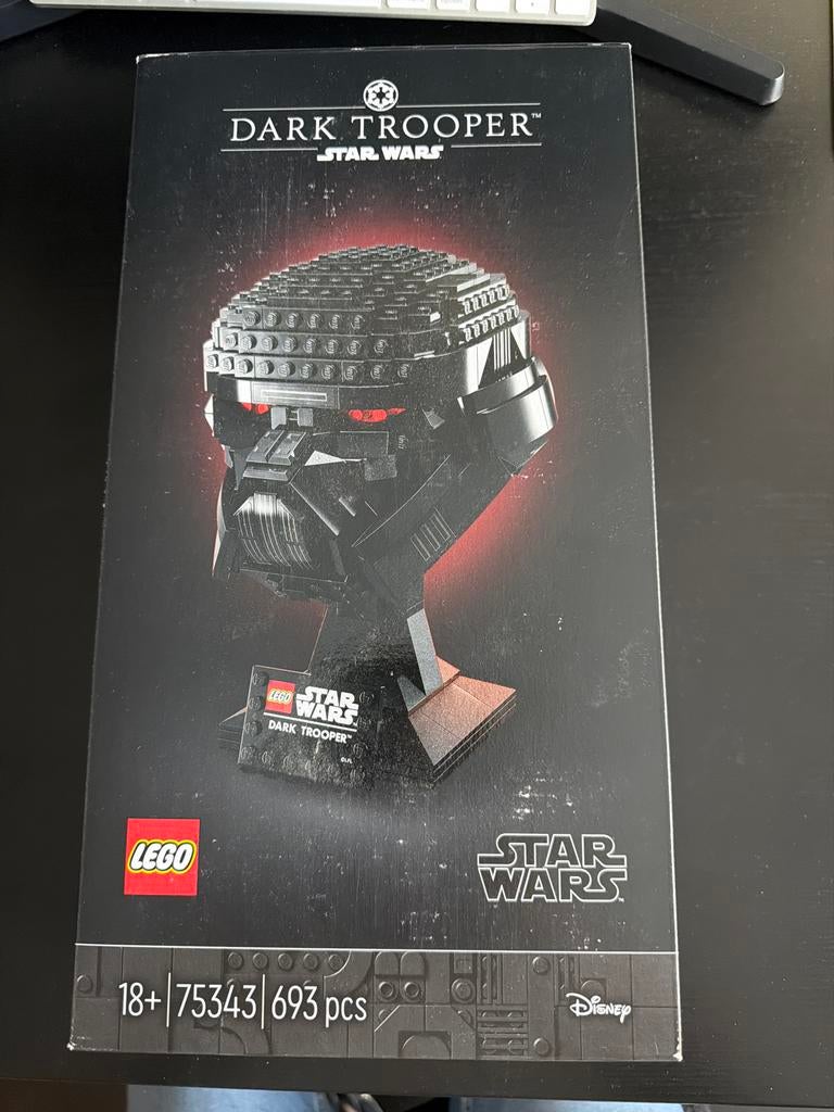 LEGO Star Wars Dark Trooper Helm (75343) - Nieuw in doos, Ophalen of Verzenden, Nieuw