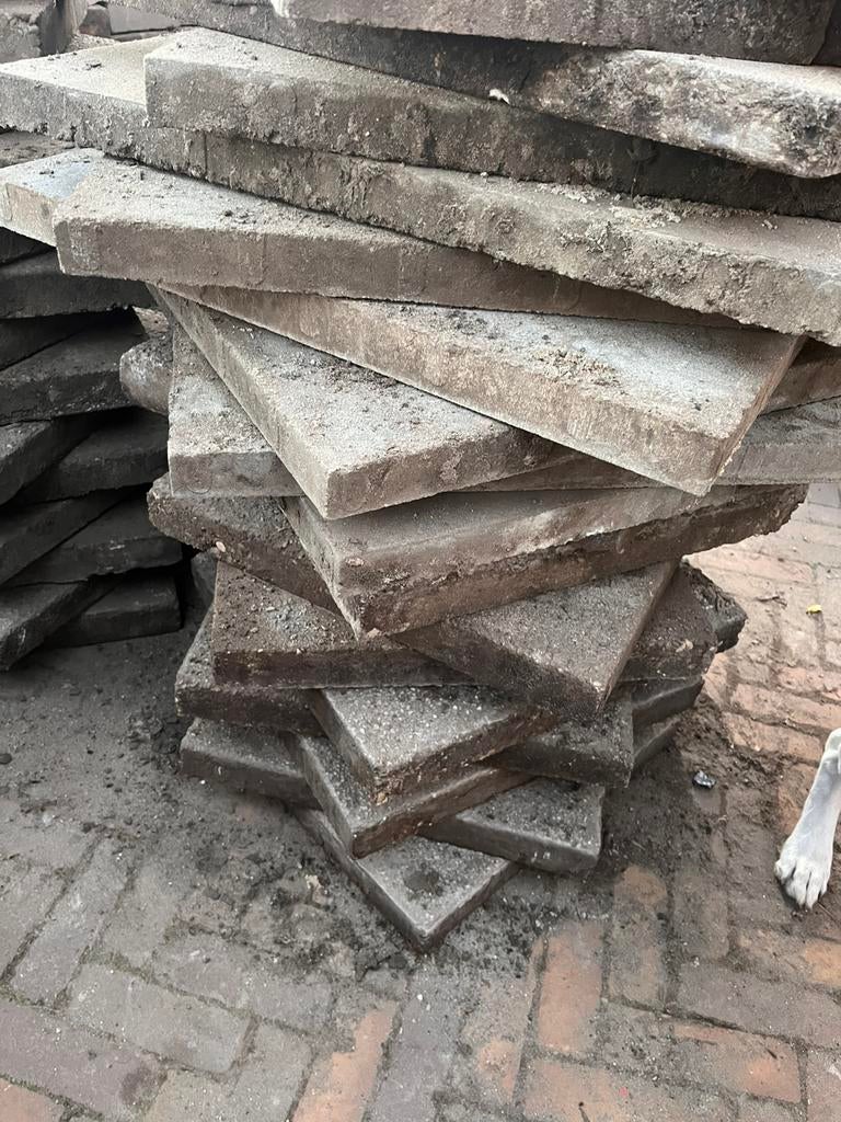 Gratis grindtegels, Tuin en Terras, Ophalen, Zo goed als nieuw, Minder dan 180 cm, Palen