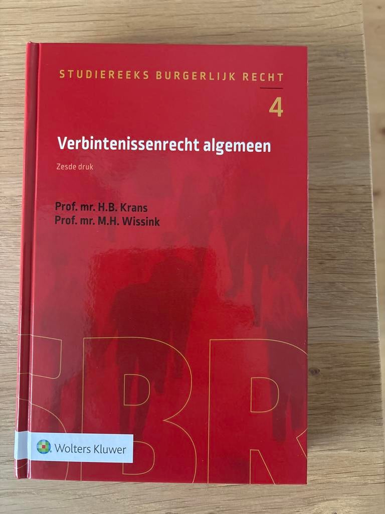 Verbindtenissenrecht algemeen - Studie reeks Burgerlijk Rech, Ophalen of Verzenden, Gamma, Nieuw, WO