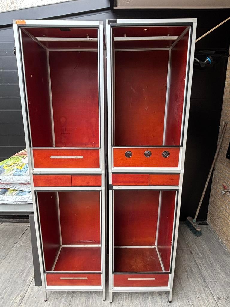 Extra lichte betonplex terrarium met aluminium frame, Dieren en Toebehoren, Reptielen en Amfibieën | Toebehoren, Ophalen, Zo goed als nieuw