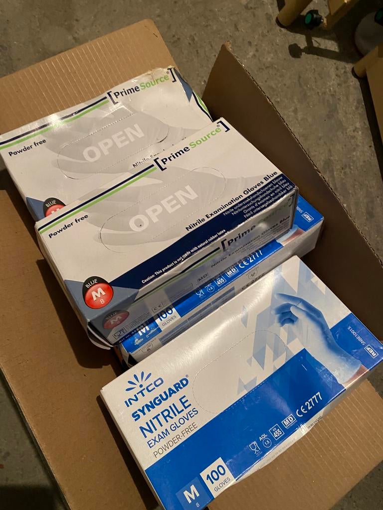 Nitril handschoenen M, Ophalen of Verzenden, Nieuw