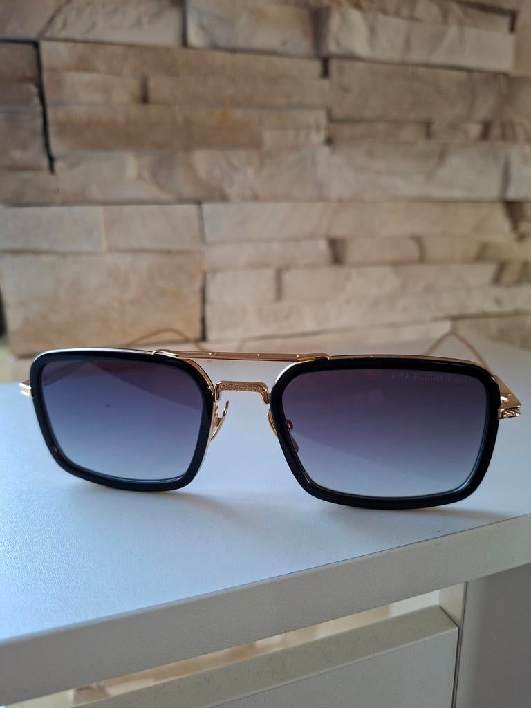 Dita Flight 008 zonnebril, Verzenden, Zo goed als nieuw, Zwart, Overige merken