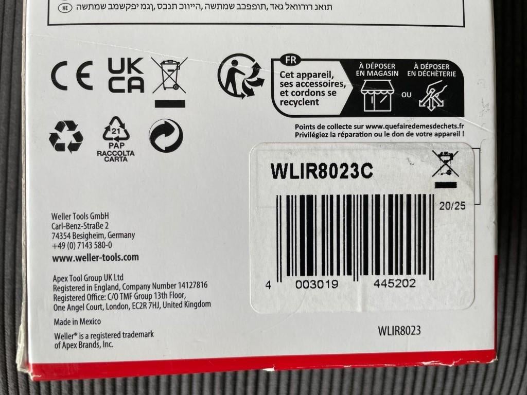 Weller WLIR8023 Soldeerbout, 80W, Ophalen of Verzenden, Weller