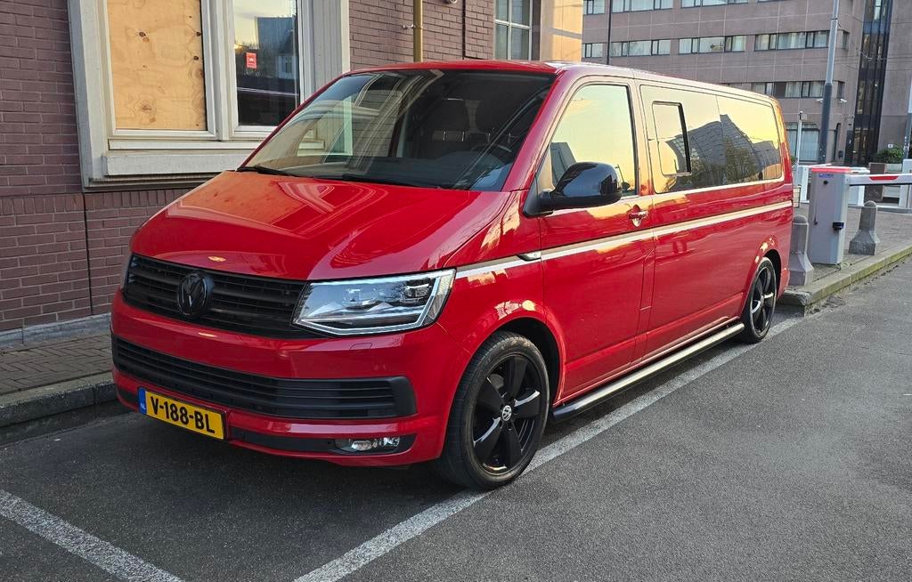 Zwarte sidebar VW Transporter T6 LWB L2, Ophalen, Gebruikt