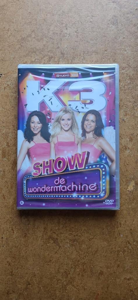 K3 Show De Wondermachine concert DVD, Alle leeftijden, Ophalen of Verzenden, Nieuw in verpakking, Muziek en Concerten