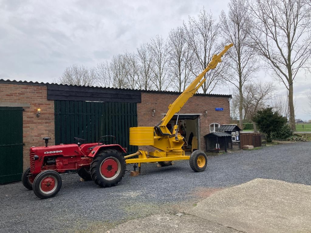 Getrokken Kraan met tractor, Ophalen, Overige, Grondbewerking