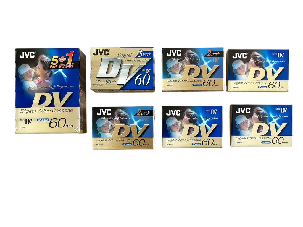 JVC Digital Video Cassettes, nieuw in verpakking, Ophalen of Verzenden, Nieuw in verpakking, Overige genres, Onbespeeld