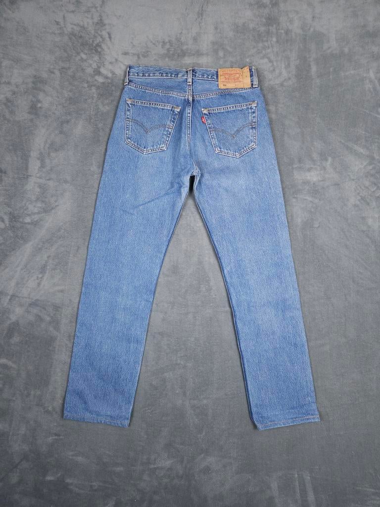 Levis Broek 501 W32 L34 Straight Fit Blauw Jeans, Blauw, ., W32 (confectie 46) of kleiner, Ophalen of Verzenden