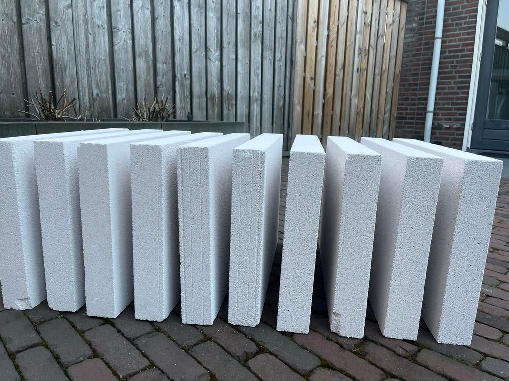 Cellenbetonblokken 10 stuks, Doe-het-zelf en Verbouw, Metselstenen, Ophalen, Nieuw, Overige typen