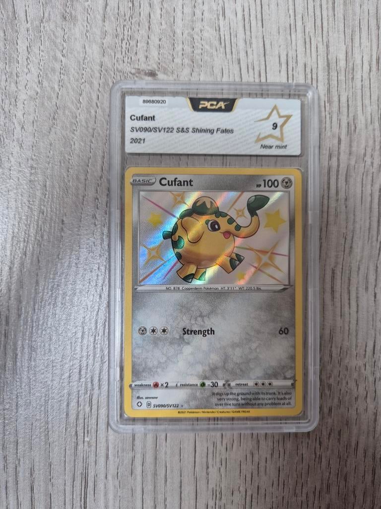 Cufant SV090/SV122 Shining Fates PCA 9 near mint, Verzenden, Zo goed als nieuw