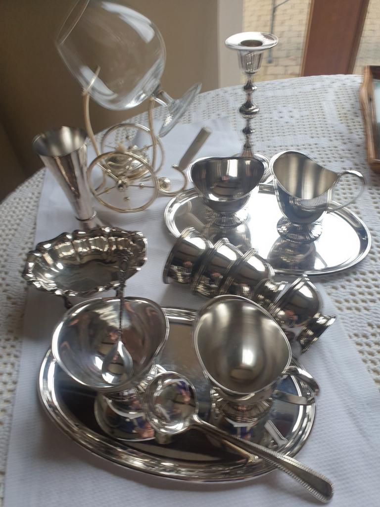 Vintage Verzameling Zilverwerk, Antiek en Kunst, Ophalen, Zilver