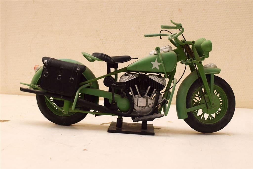 Blikken motorfiets 49191, Verzamelen, Beelden en Beeldjes, Ophalen of Verzenden, Gebruikt