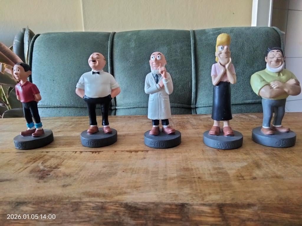 Suske en Wiske Parastone Beeldjes Set, Ophalen of Verzenden, Gebruikt, Mens