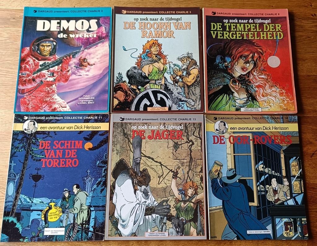 Collectie Charlie - Diverse Titels, Meerdere stripboeken, Ophalen of Verzenden, Gelezen, Dargaud