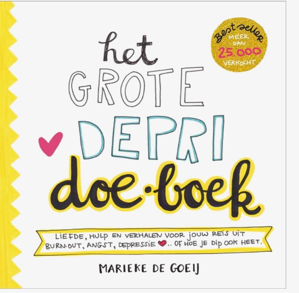 Marieke de Goeij - Het grote depri Doe-Boek, Boeken, Psychologie, Nieuw, Ophalen of Verzenden, Overige onderwerpen, Marieke de Goeij