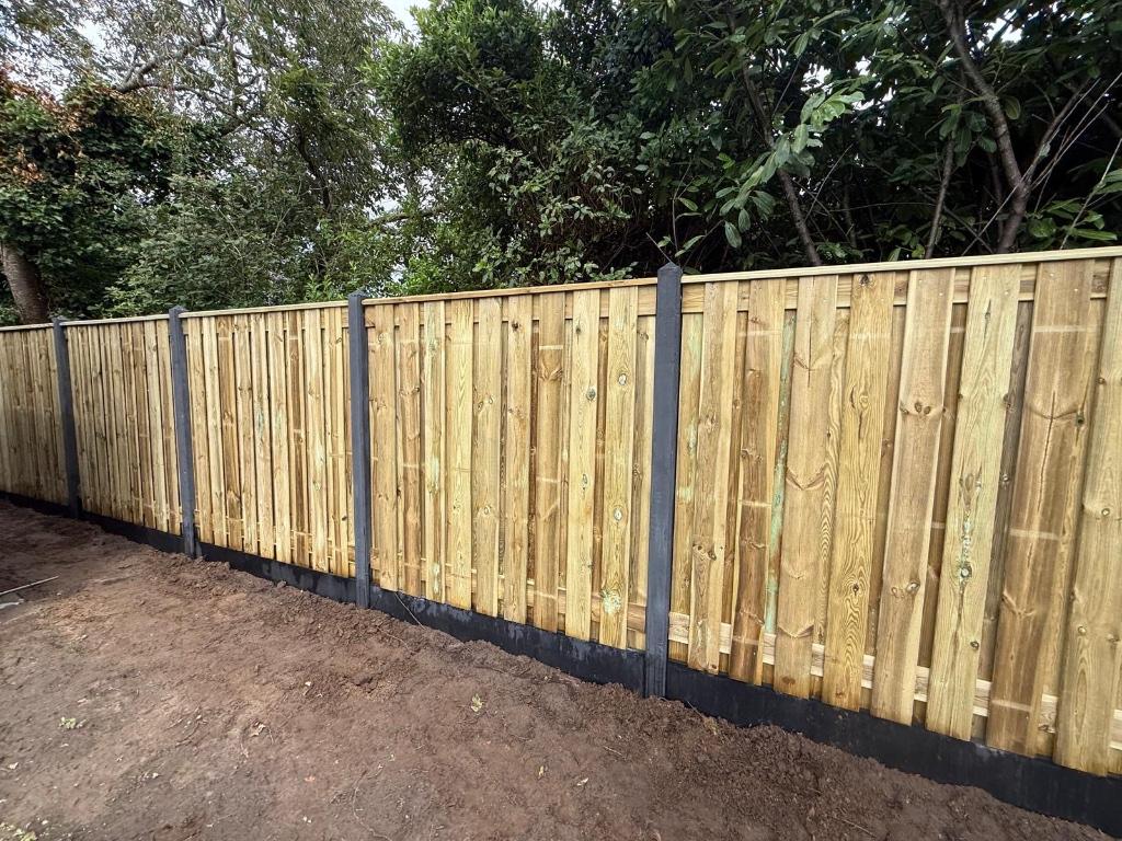 Hout-beton schuttingen, Gratis offerte!!!, Tuin en Terras, Schuttingen, Ophalen, 1 tot 2 meter, Minder dan 3 meter, Nieuw