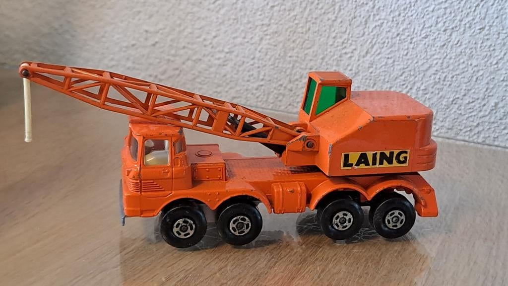Scammel mobile crane 1971, Matchbox, Laing., Ophalen of Verzenden, Gebruikt, Matchbox