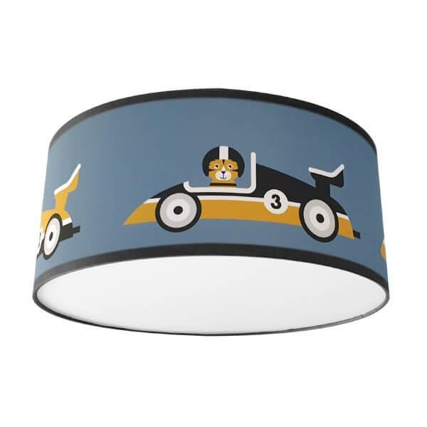 Plafondlamp Kinderlamp Lamp Race Raceauto Blauw ANNIdesign, Info@annidesign.nl, Nieuw, Ophalen of Verzenden, Hans Andreussingel 15 2652 GA Berkel en Rodenrijs