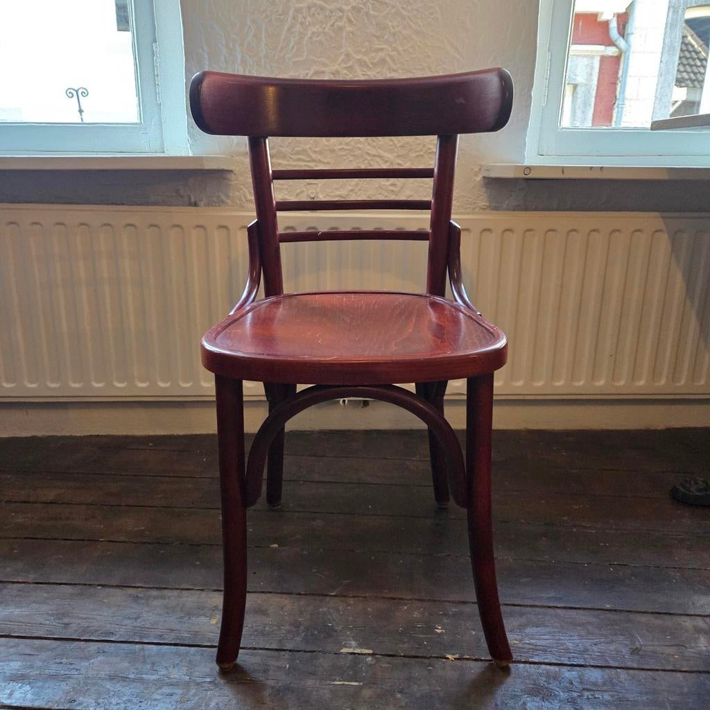 Horeca Bistro Stoelen 14 stuks - Klassiek Design, Ophalen, Gebruikt, Bruin, Klassiek