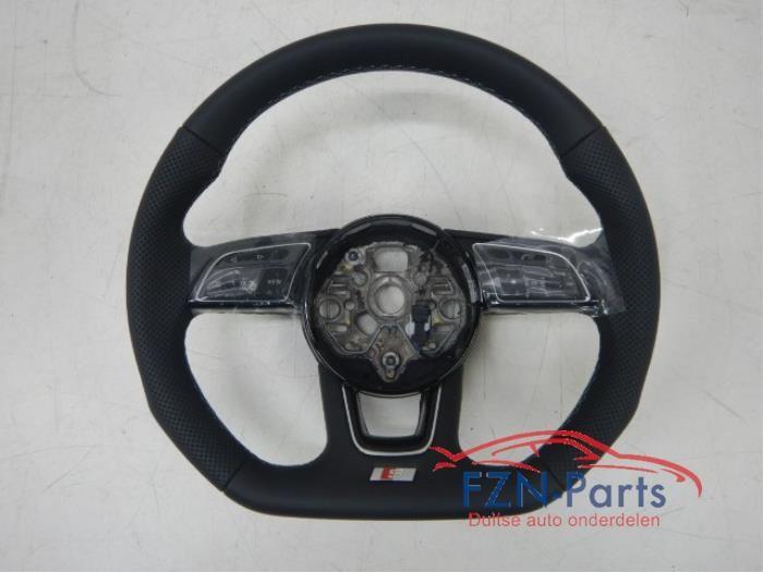 Audi A3 8Y Stuur MF+F1+VIEW Leer Grijs Stiksel, Auto-onderdelen, Besturing, Ophalen of Verzenden, Gebruikt