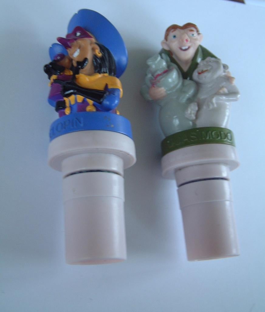 disney 2 vintage stempels Quasimodo en Clopin, Ophalen of Verzenden, Overige figuren, Gebruikt, Overige typen