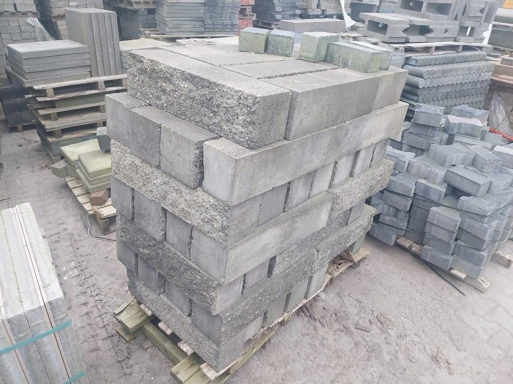 Granibiels 60x14x15 cm granietgrijs stapelblok, Tuin en Terras, Bielzen en Borders, Biels, Nieuw, Ophalen of Verzenden, Minder dan 25 cm