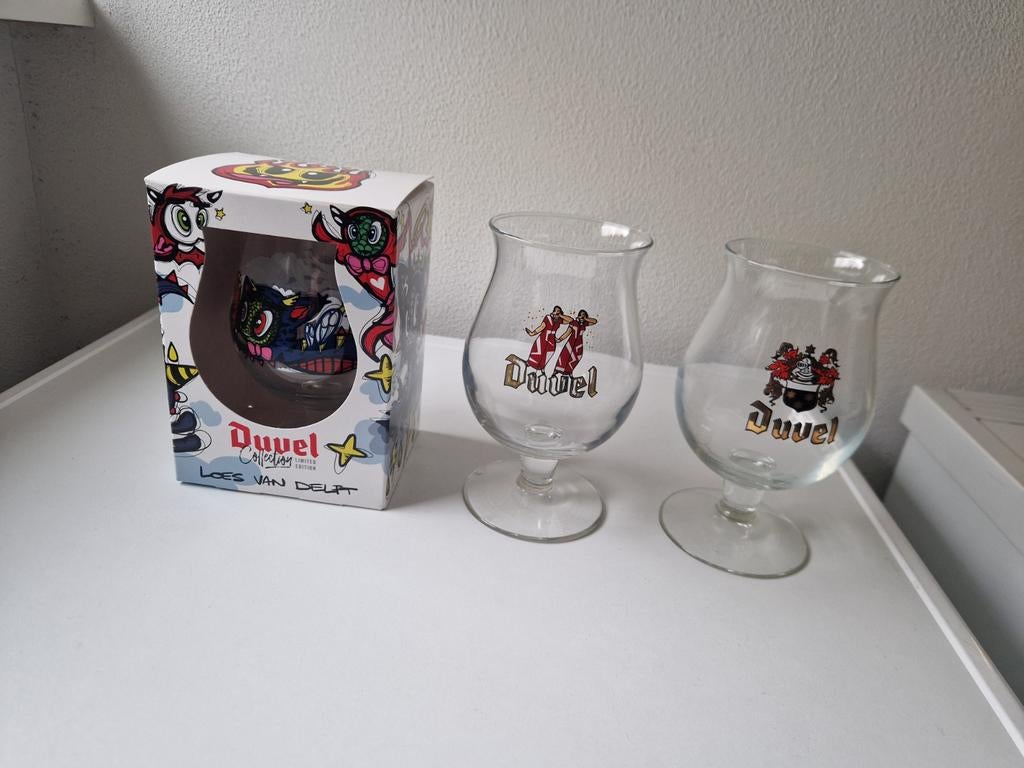 3 stuks duvel limited in 1 koop setje duvel, Verzamelen, Ophalen of Verzenden, Glas of Glazen, Duvel