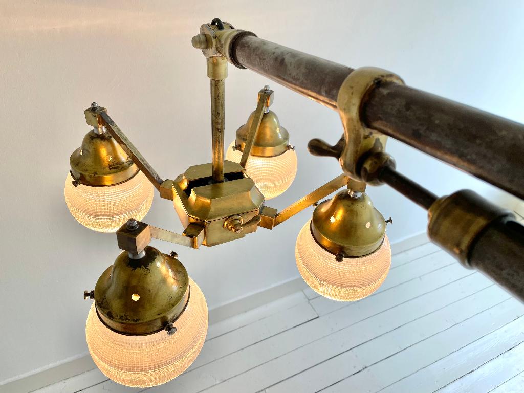 Antieke TANDARTS LAMP medische lamp WANDLAMP USA 1920/1930, Ophalen of Verzenden