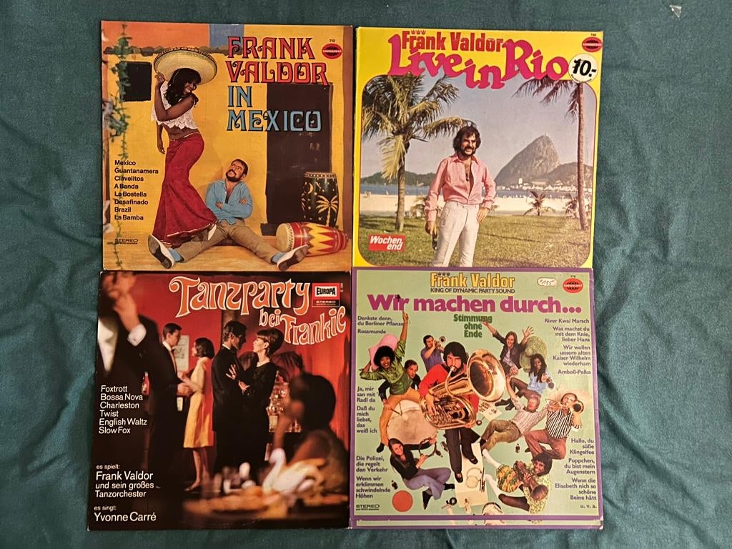4 LP's Frank Valdor (ook per stuk te koop), Ophalen of Verzenden, Gebruikt, 12 inch