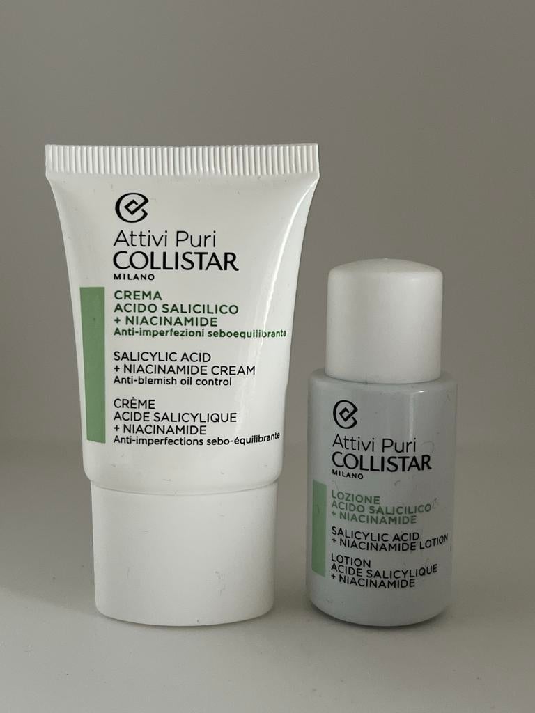 Collistar Attivi Puri Set 2x15 ml, Ophalen of Verzenden, Nieuw, Gehele gezicht, Verzorging