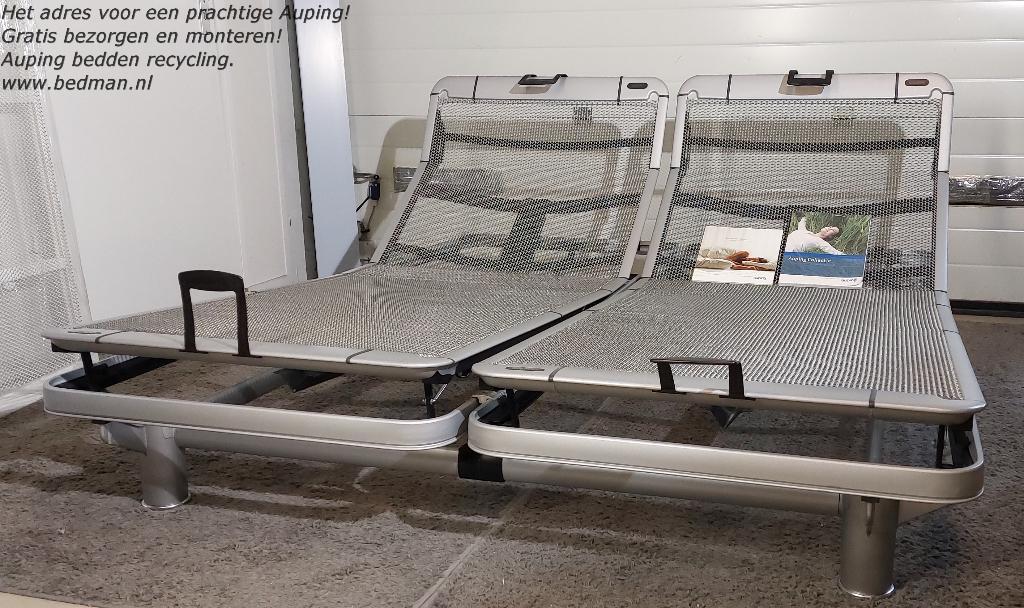 Prachtige Auping Royal, handverstelbaar! Gratis bez/Mont!, Verstelbaar, Tweepersoons, Ophalen of Verzenden, Zo goed als nieuw