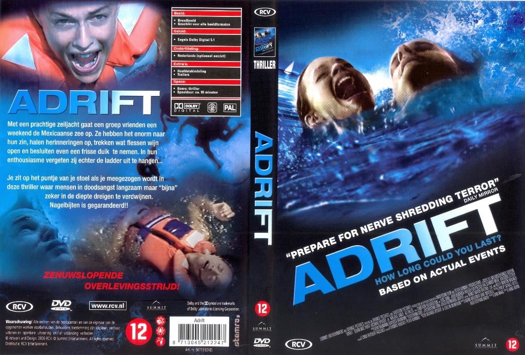 Adrift, Vanaf 12 jaar, Ophalen of Verzenden, Zo goed als nieuw, Actiethriller
