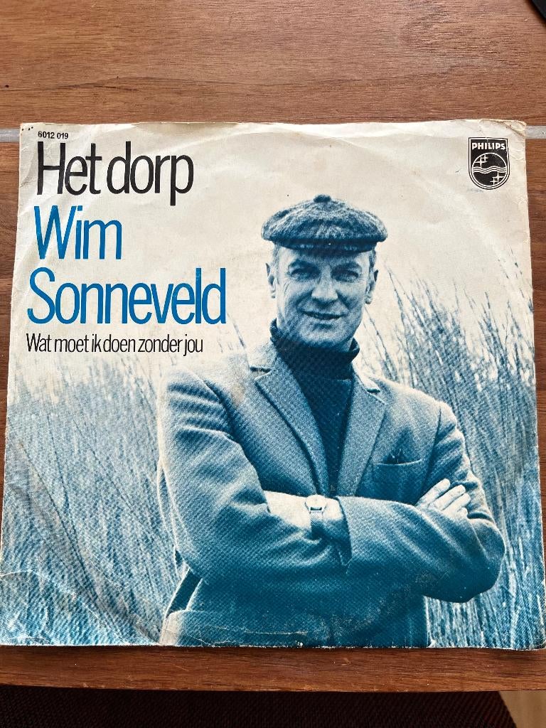 Het Dorp single Wim Sonneveld, Cd's en Dvd's, Vinyl Singles, Ophalen of Verzenden, Zo goed als nieuw, Nederlandstalig, Single