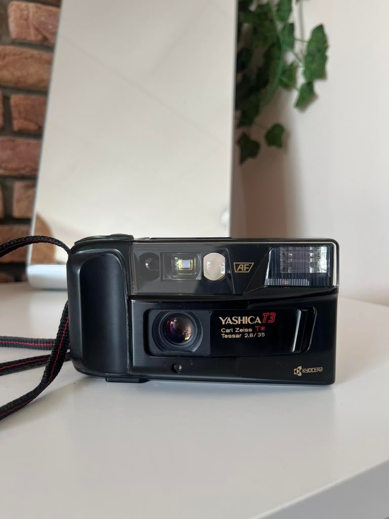 Yashica T3, Audio, Tv en Foto, Fotocamera's Analoog, Ophalen, Gebruikt, Compact, Overige Merken