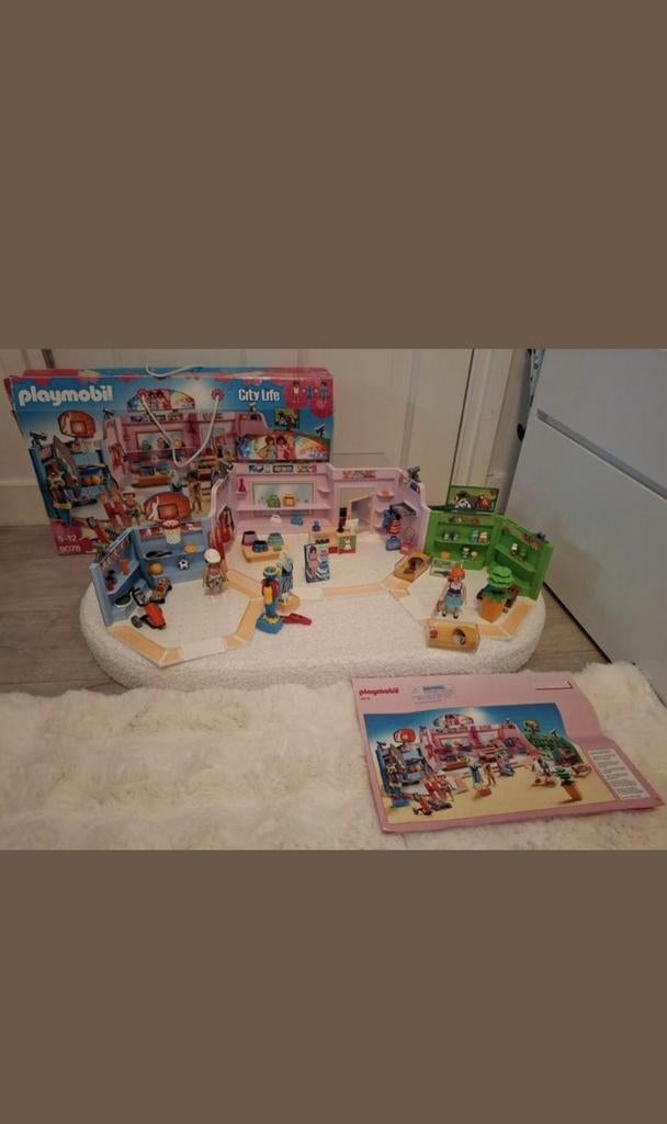 Playmobil City live winkelgalerij 9078 5-12 j € 80,- nu€39,-, Kinderen en Baby's, Speelgoed | Playmobil, Ophalen of Verzenden