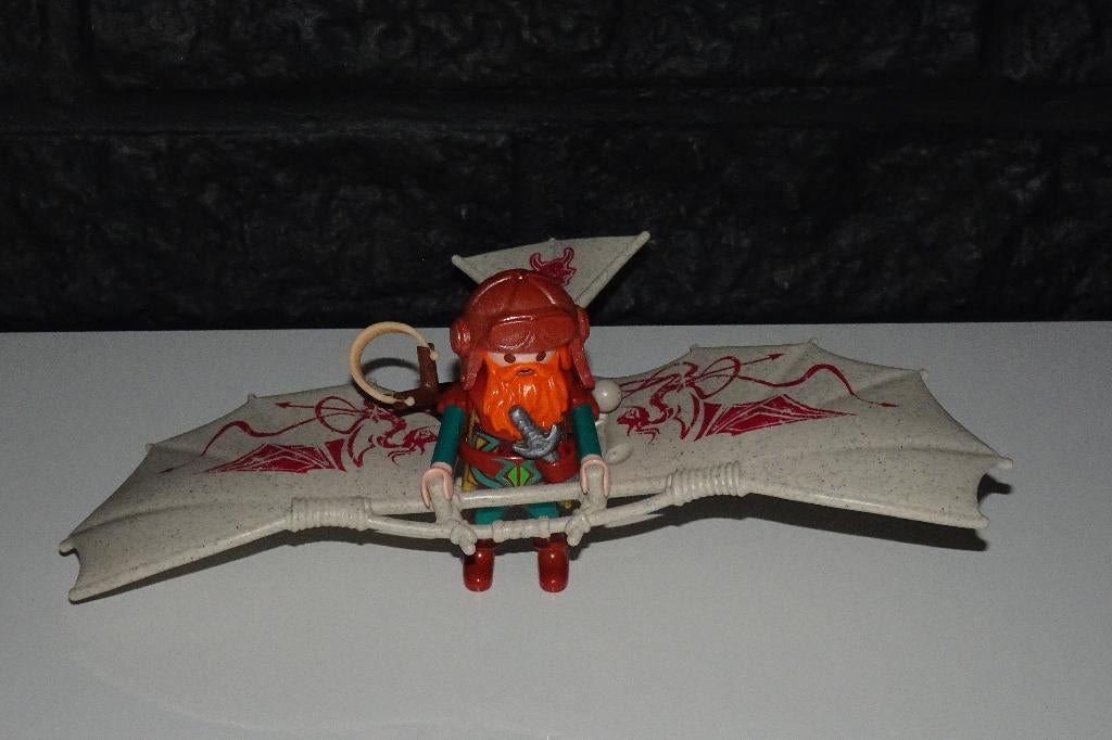 02 - Ridder dwerg met zerfvlieger 9341, Kinderen en Baby's, Speelgoed | Playmobil, Ophalen of Verzenden, Gebruikt