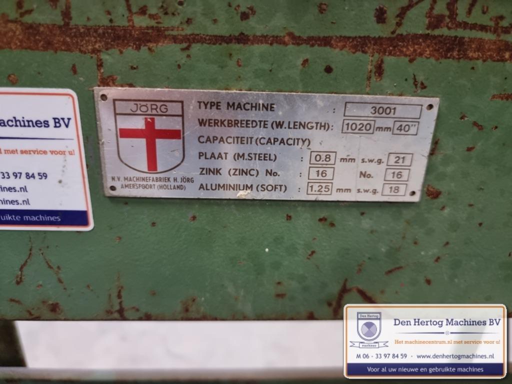 zetbank JORG ** koopje ** 1m met voetklemming zetbanken hand, Ophalen of Verzenden, Gebruikt