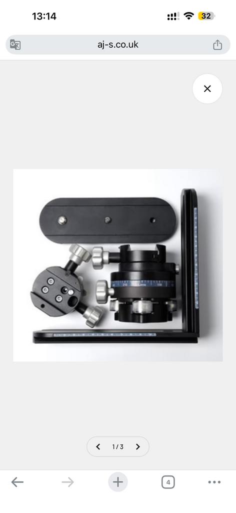 CAMBO CLH-500 Panoramic Head, Cambo, Gebruikt, Balhoofd, Ophalen of Verzenden