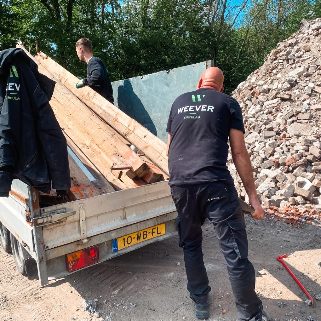 Geschaafde vuren balken, Ophalen, Gebruikt, 50 mm of meer, Balk