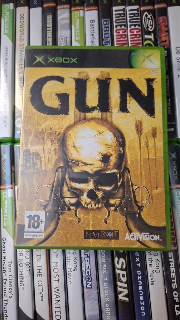 Gun xbox original, 1 speler, Ophalen of Verzenden, Zo goed als nieuw, Vanaf 18 jaar
