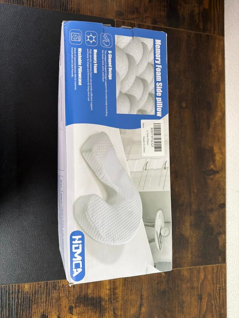 Traagschuim Kussen - Zijslaper Comfort, Ophalen of Verzenden, Nieuw, Wit, Overige vormen