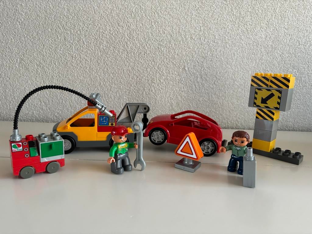 Lego Duplo set 4964 / pechhulp / hulpdienst / compleet, Kinderen en Baby's, Speelgoed | Duplo en Lego, Ophalen of Verzenden, Zo goed als nieuw