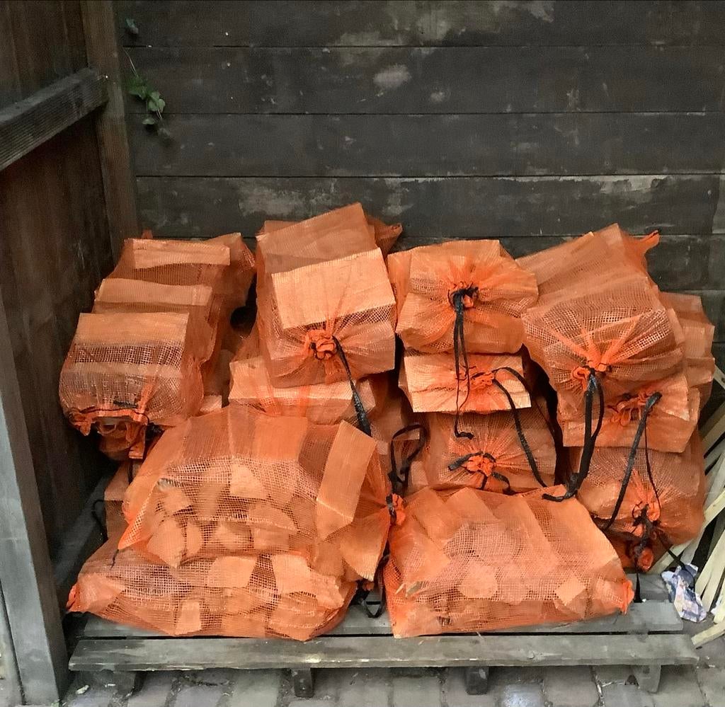 Haardhout Zakjes - Haagbeuk, Tuin en Terras, Haardhout, Minder dan 3 m³, Ophalen, Overige houtsoorten, Blokken