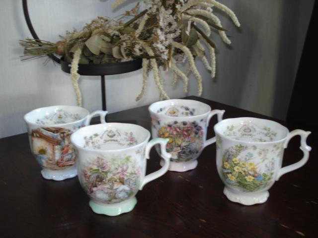 royal doulton brambly hedge 4 seizoenen mokken, Ophalen of Verzenden