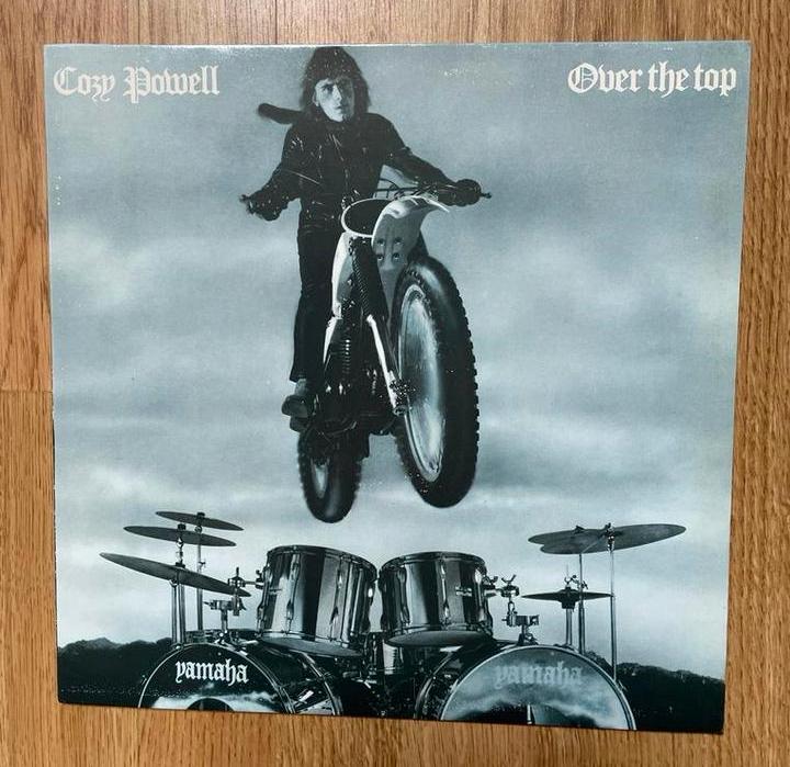 Cozy Powell - Over the Top LP hardrock drummer, Ophalen of Verzenden, Zo goed als nieuw, 12 inch, Overige genres