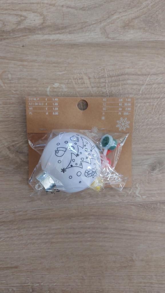 Kerstbal om zelf te versieren, Ophalen of Verzenden, Nieuw