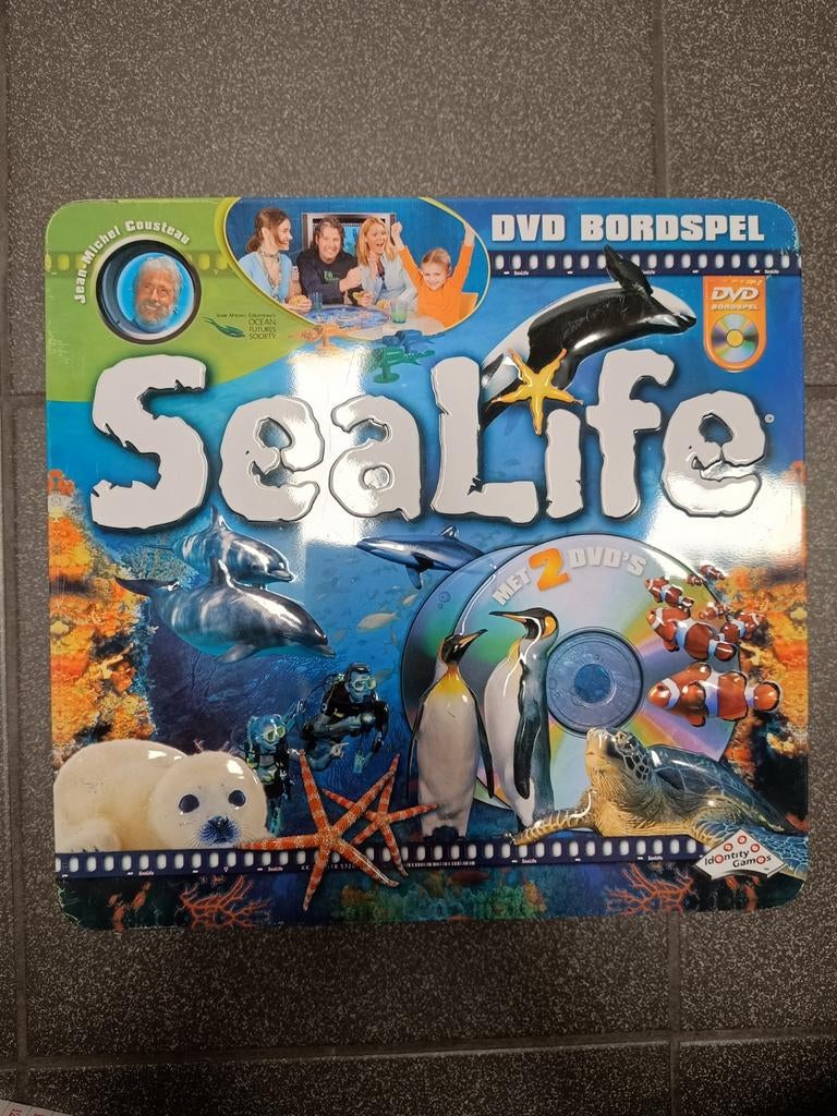 Sealife DVD Bordspel - Zo Goed Als Nieuw!, Een of twee spelers, Ophalen of Verzenden, Zo goed als nieuw, Identity Games