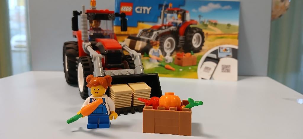 Lego city tractor 60287, Ophalen of Verzenden, Zo goed als nieuw